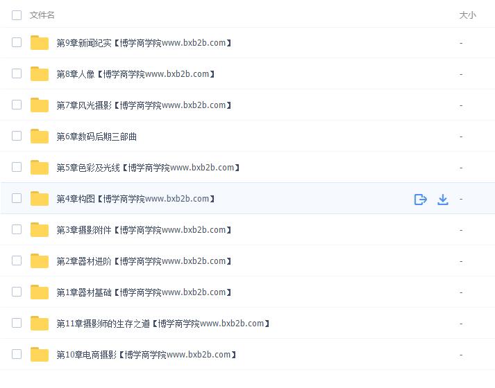 [微专业]自由职业摄影师摄影技巧视频教程学习讲座-琪琪源码网