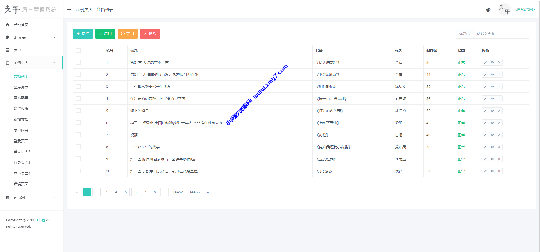 光年(Light Year Admin)后台管理系统模板-琪琪源码网