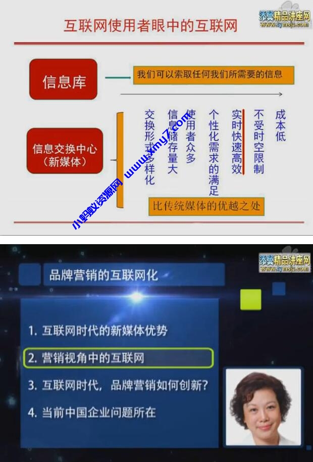 品牌营销的互联网化 互联网时代的新媒体优势 蔡丹红最新互联网讲座-琪琪源码网