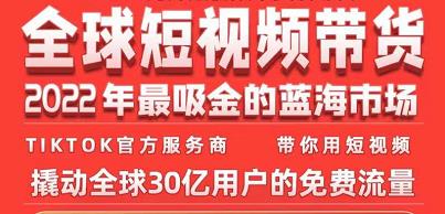 TikTok官方服务商seven老师带你用短视频撬动全球30亿用户的免费流量-琪琪源码网