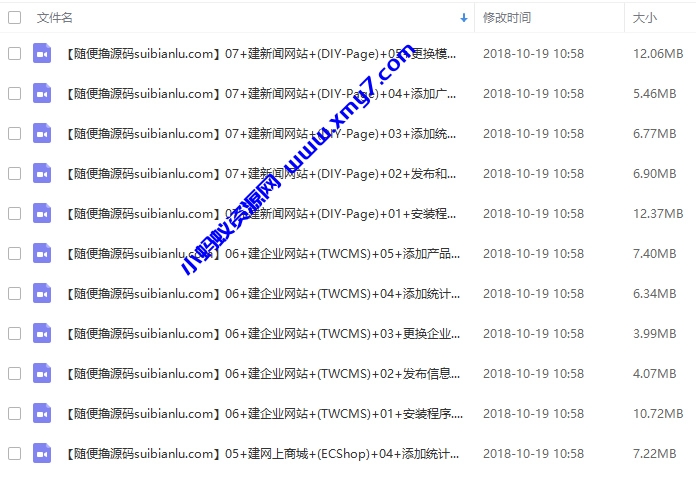 一小时建站讲座适合网创新手学网站建设视频教程共30课高清版-琪琪源码网