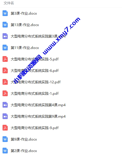 构建高并发高可用的分布式电商平台架构实践视频教程-琪琪源码网