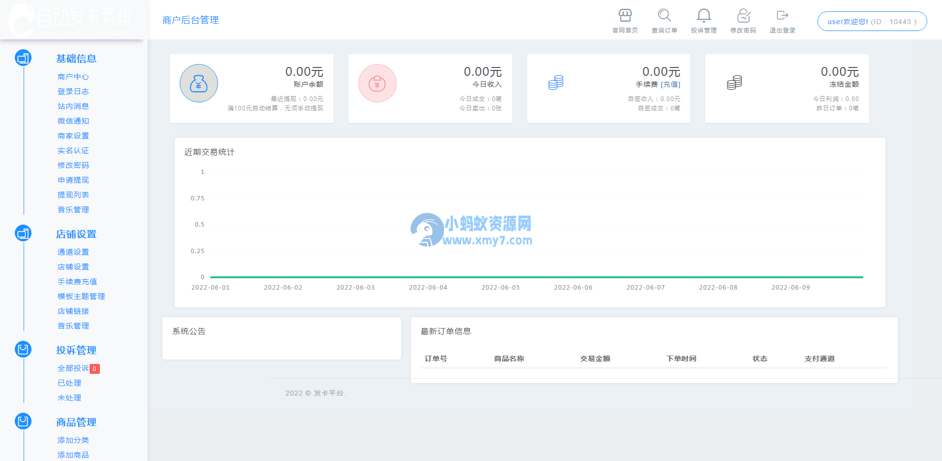 最新版企业发卡源码|商户入驻|多商户|自动/手动提现|带WAP手机端|带17套模板|带商户中心模板-琪琪源码网