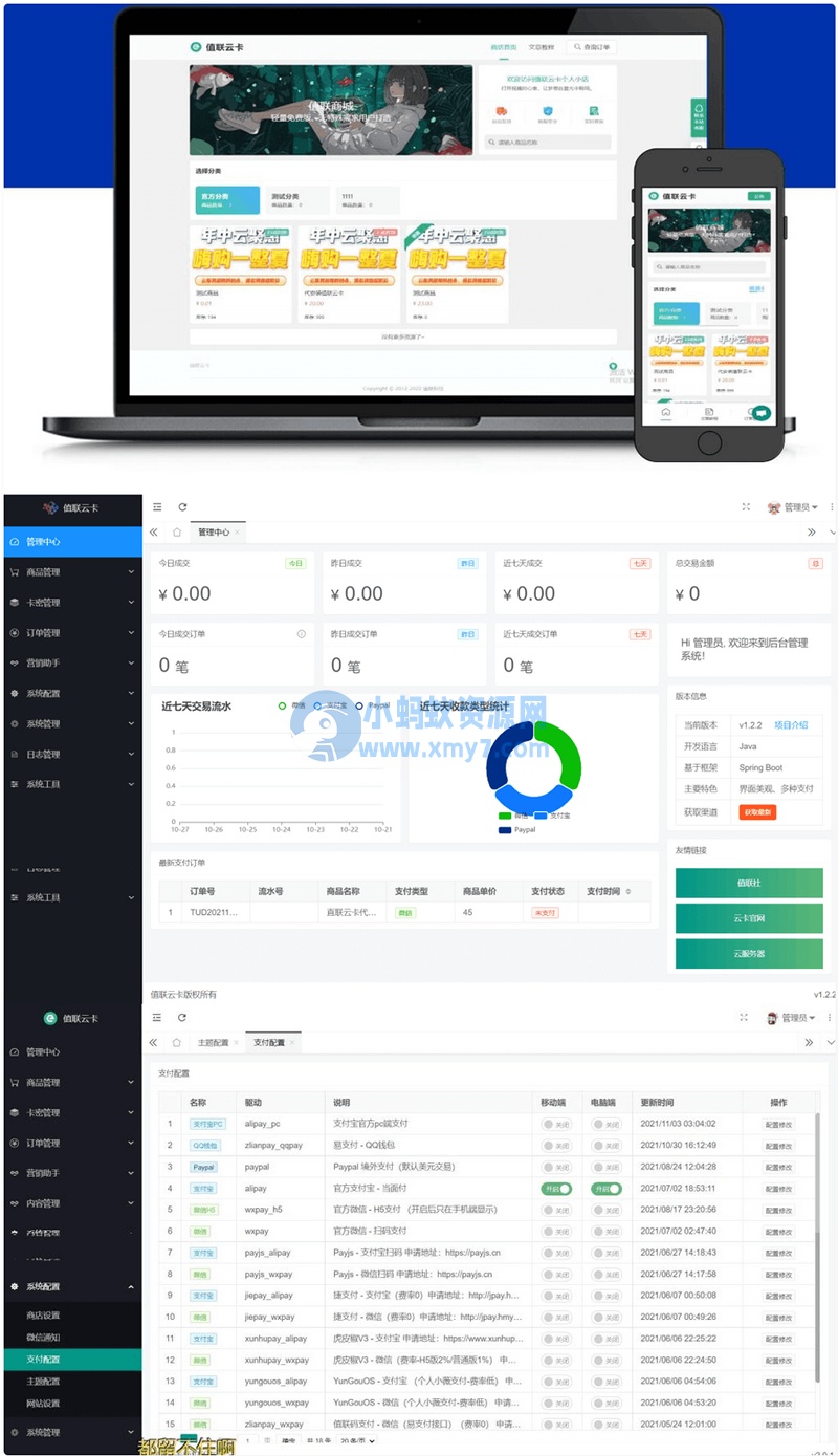 值联云卡自动售卡商业系统v2.0.0-琪琪源码网