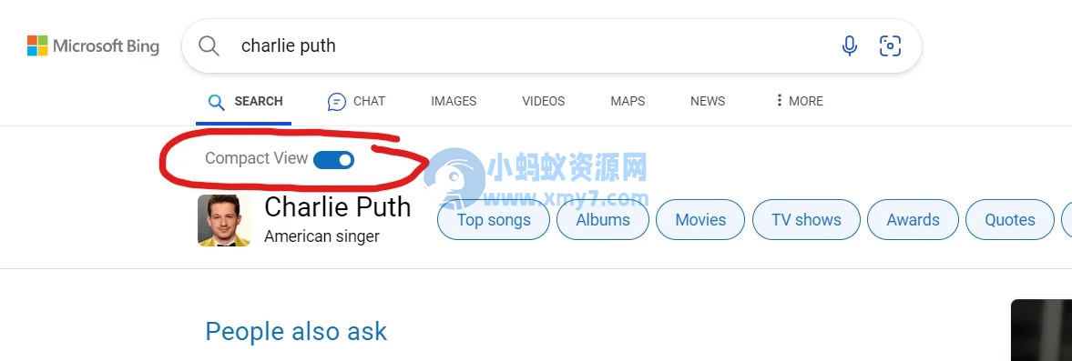 微软必应正测试“紧凑视图”，搜索结果页面更简洁-琪琪源码网