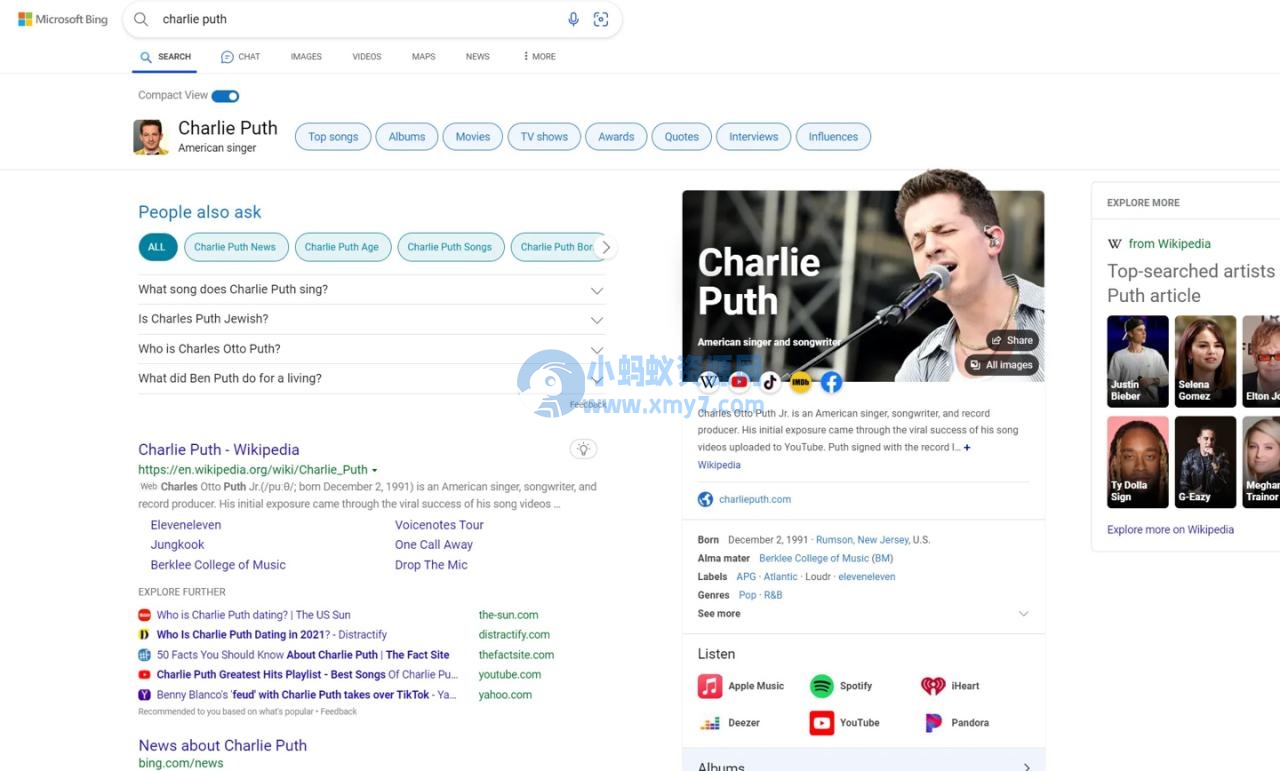微软必应正测试“紧凑视图”，搜索结果页面更简洁-琪琪源码网
