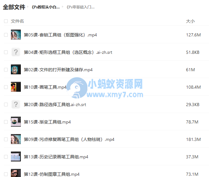 2023年名师课程《Ps教程从小白到高手》-琪琪源码网