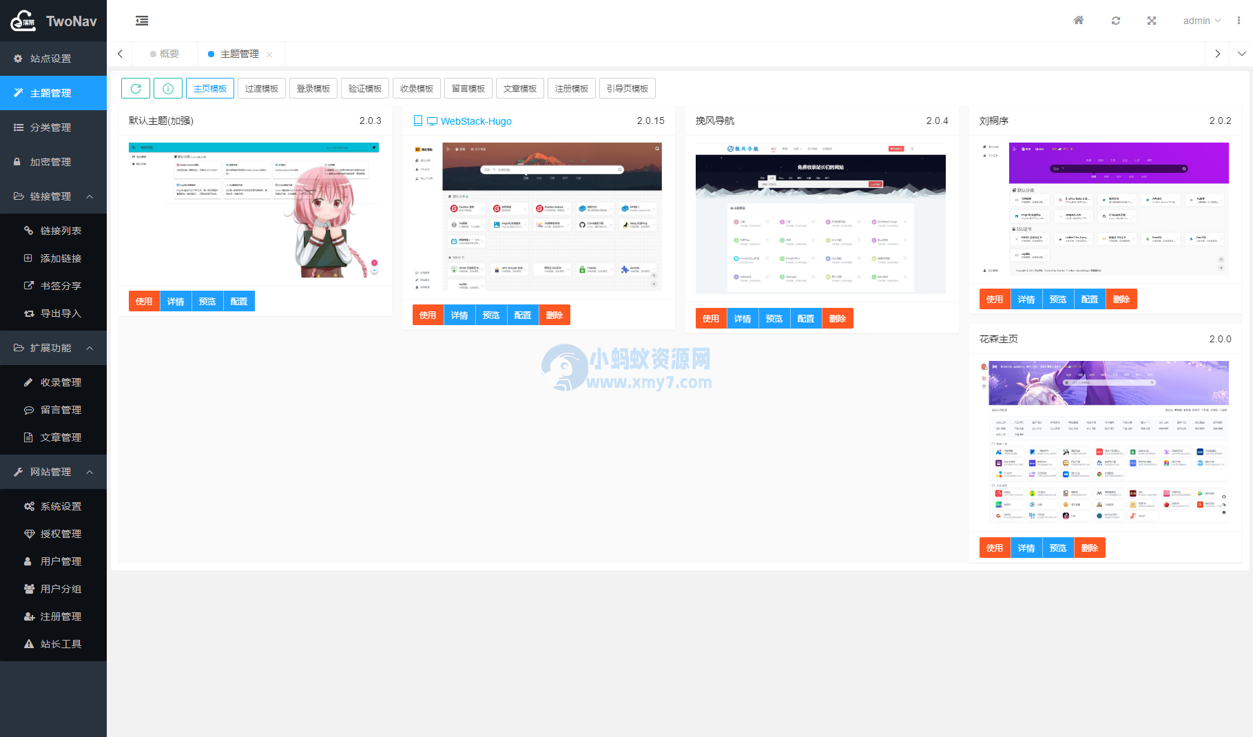 2023全新TwoNav开源网址导航系统源码 | 去授权版-琪琪源码网