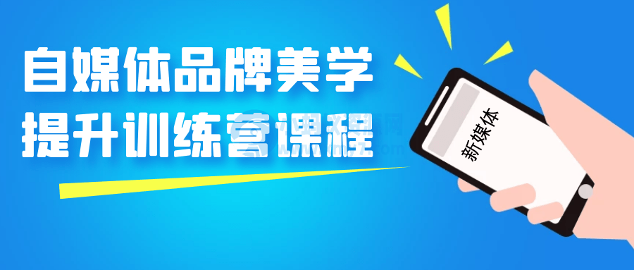 自媒体品牌美学提升训练营课程-琪琪源码网