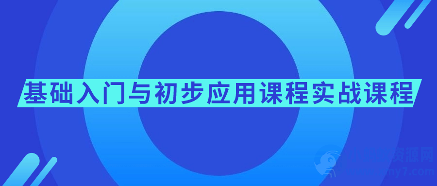 基础入门与初步应用课程实战课程-琪琪源码网
