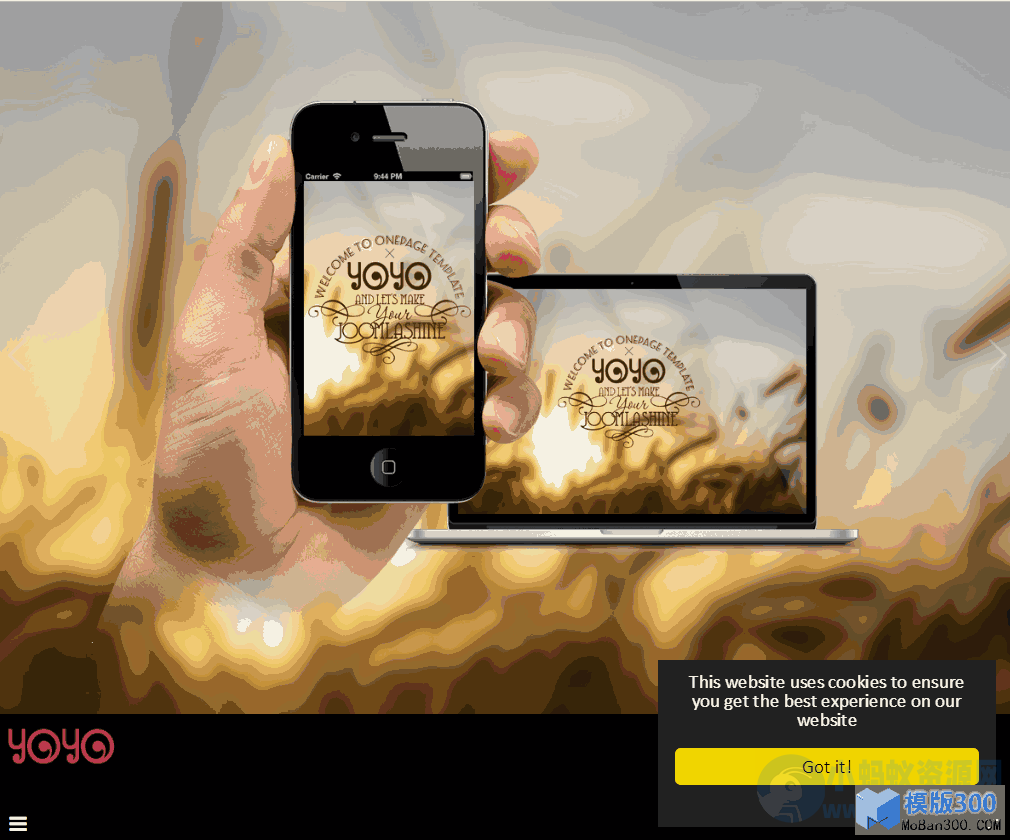 [精仿]JSN Yoyo灵活单页joomla模板-琪琪源码网