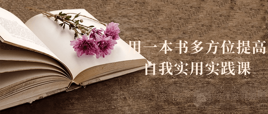 用一本书多方位提高自我实用实践课-琪琪源码网