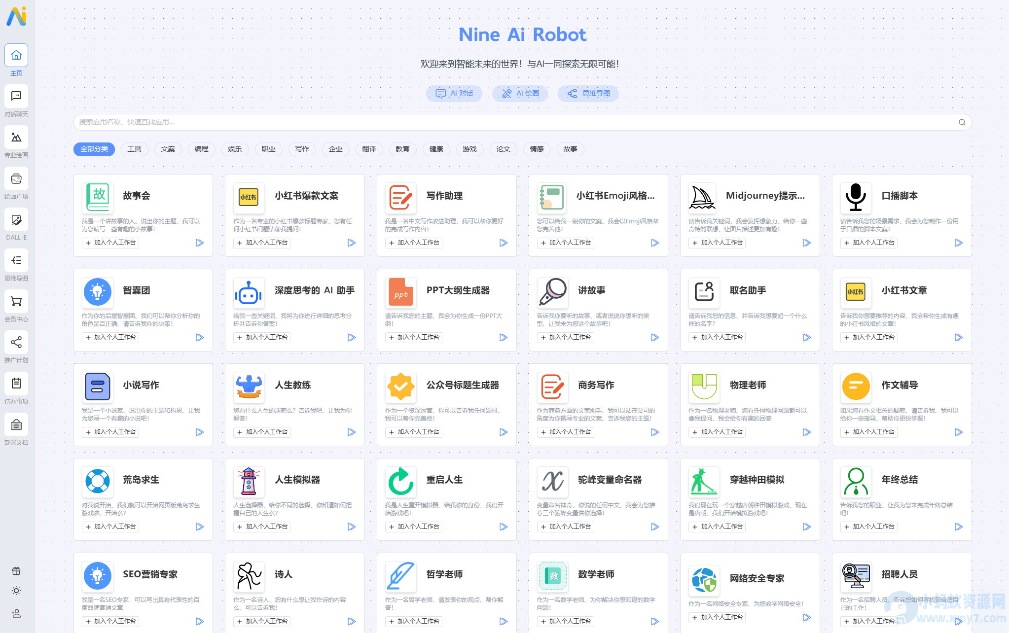 NineAi 新版AI系统网站源码 ChatGPT-琪琪源码网