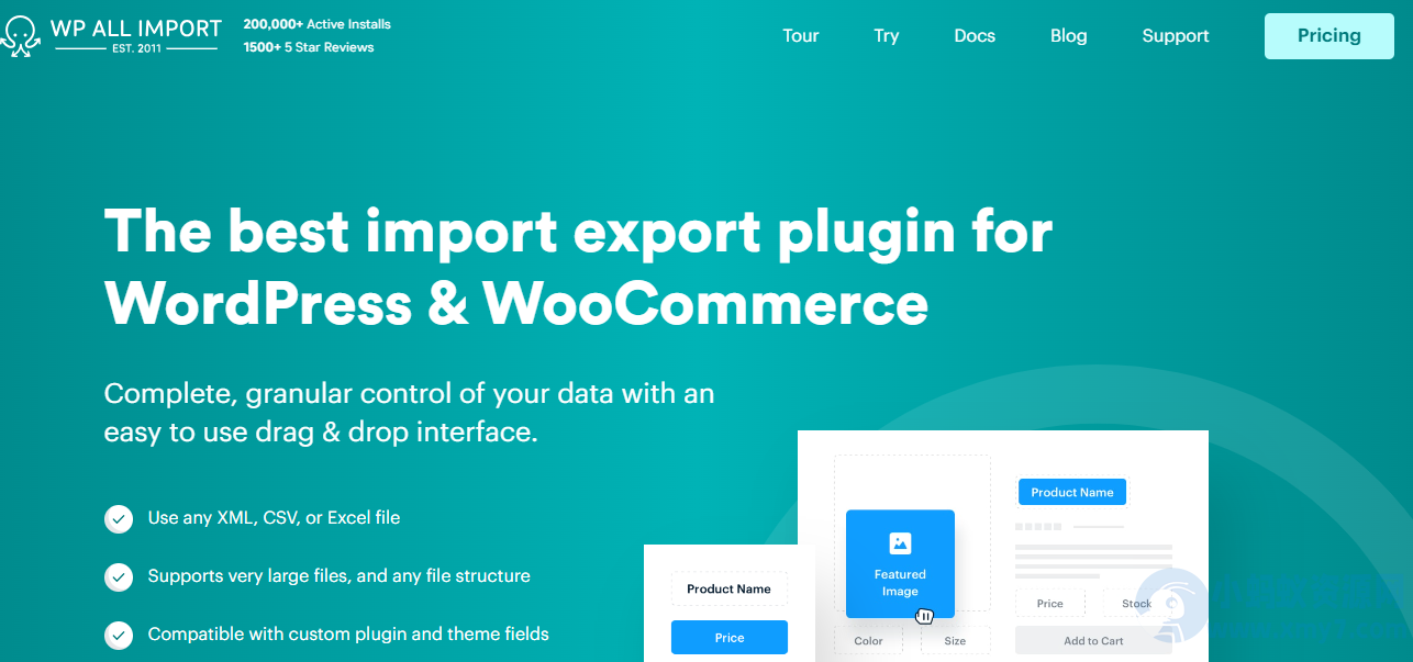 WordPress导入导出插件–WP All Import Pro v4.8.7 破解版-琪琪源码网