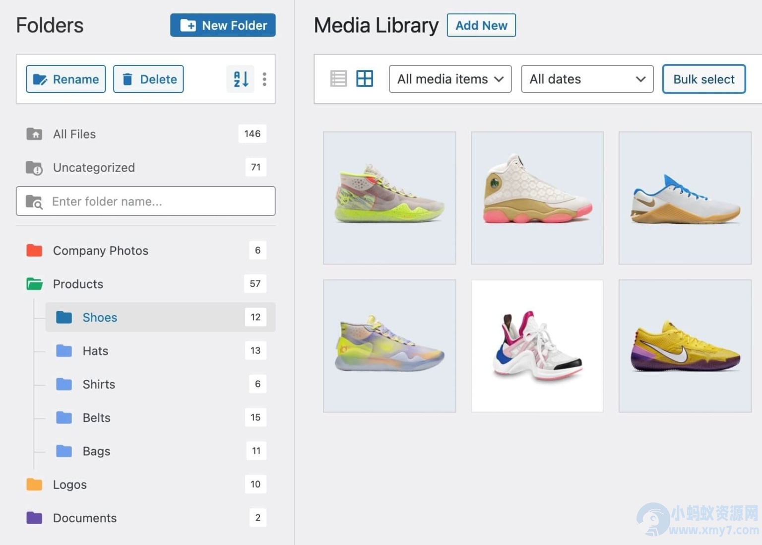 WordPress 媒体库文件夹管理插件 FileBird Pro v6.0.8 破解版下载-琪琪源码网