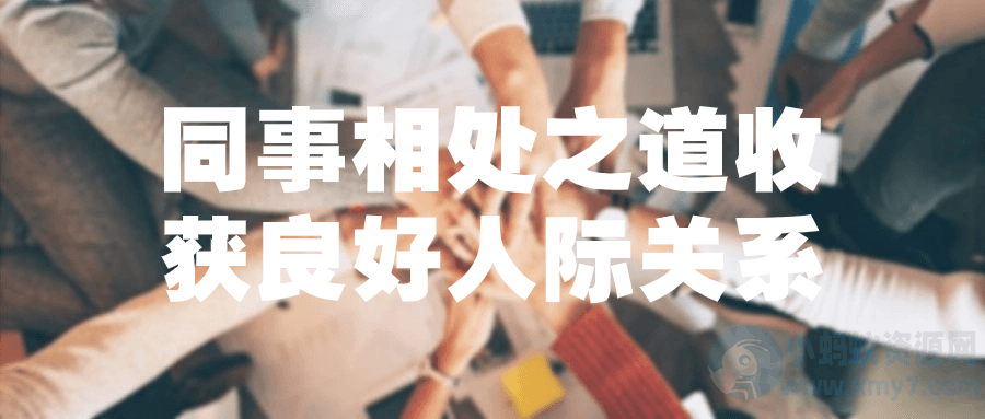 同事相处之道收获良好人际关系-琪琪源码网