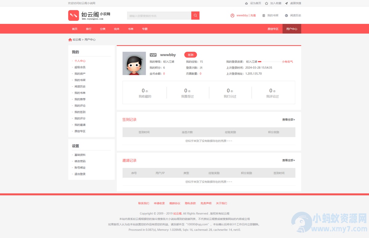 最新版PTCMS小说聚合网站系统源码+会员收费机制+深度SEO优化带自动采集+采集规则+安装教程-琪琪源码网